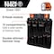 Klein Tools Tool Apron Storage Module, S-Hook, Gray/Black/Orange, Polyester, 13 Pockets BC502S - alternate 4